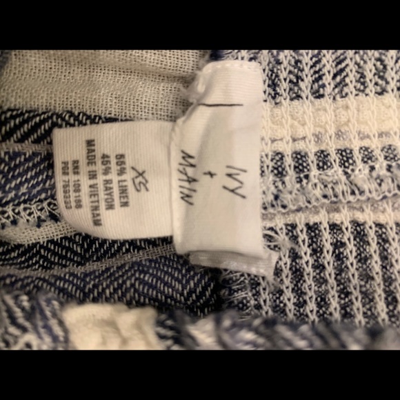 Ivy & Main, extra sm, blue and white stripe pant - Picture 11 of 11